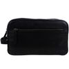 Oakridge Leather Mens Washbag - Black