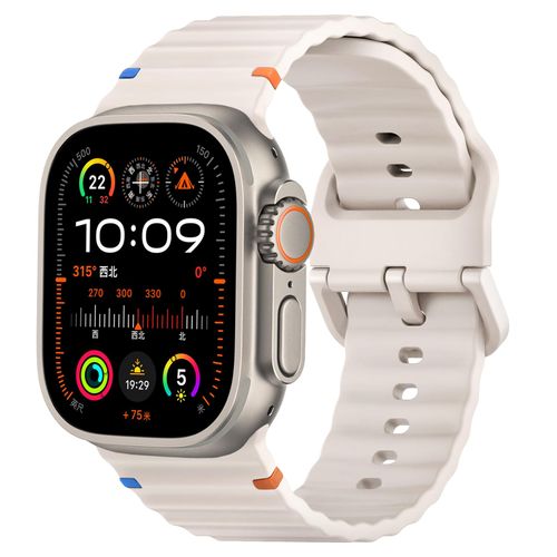 Sport Band for Apple Watch Ultra/2 Bands 49mm 46mm 45mm 44mm 42mm 41mm 40mm 38mm iWatch Wristband for Men Women,Waterproof Soft Silicone Strap for Apple Watch Series 10 9 8 7 6 5 4 3 SE 2nd 41 45 mm