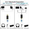 Isobel USB Bluetooth Transmitter Bluetooth Adapter Audio 5.0 Transmitter with Digital Optical Input, Low Latency Optical Toslink for TV PC Switch / PS4 / Xbox Console, 2 Devices Simultaneously