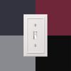 Amerelle 94DDW Continental Wallplate, 2 Duplex, Cast Metal, White, 1-Pack