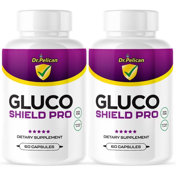 Gluco Shield Pro- Blood Support- 2 Bottles- 120 Capsules