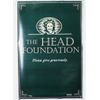 The Head Foundation Please Give Generously Poster 23.25"X35.50" NOS  (PB-2)