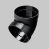 Aliaxis (Marley) 68mm Circular Downpipe Offset Bend, 67.5 Degrees, Socket/Socket, White, High Gloss, Long-Lasting