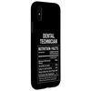 Dental Technician Funny Facts Case for iPhone X/XS