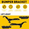 Fits Honda CR-V CRV 2007 2011 Front Bumper & Headlight Support Brackets Set 4pcs