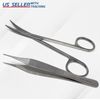 2 Pcs Surgical Basic Suture Removal Kit Adson Dressing Forceps + IRIS Scissors