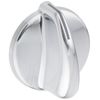 GE Part Number WB03X10316 KNOB BURNER TRI-CHROME