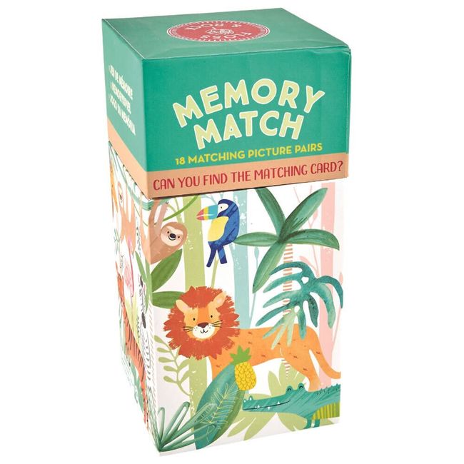 Floss and Rock Memory Match Game (Jungle)