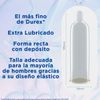 Durex invisible extra lubricado 12 preservativos