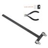 Raguso Bow Square Archery Kit, Abrasion Aluminium Alloy Stable Location Bow String Nocking Points Set for Compound Down Bows