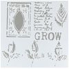 Crafters Workshop Plastic Template 6-inch x 6-inch Grow Page