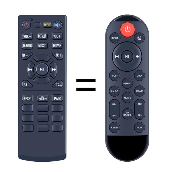 CLVIZCXOM Soundbar Remote Control Replacement for Majority Wall Bluetooth TV Sound Bar