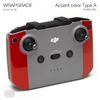 Wrapgrade Skin Compatible with DJI Air 2S | Accent Color A (Super RED)