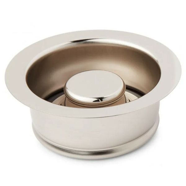 Signature Hardware Disposal Stopper And Flange SH162BN Brushed Nickel