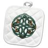 8x8 Potholder - New Age Neo-Pagan Pseudo-Celtic Knotwork Vector Art - Celtic Knots