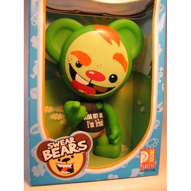 Swear Bears 6 inch vinyl Leprechaun Teddy