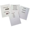 Aigner Letter - Pref. Laser Insert Sheets, 1-1/4" x 3", 800/Pk