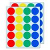 400 Pack, 50mm Large Round Colored Stickers Circle Sticky Labels - 4 Colours