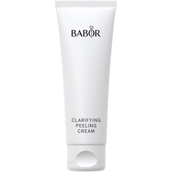 BABOR Clarifying Peeling Cream für ölige Haut, Klärendes Gesichtspeeling, Vorbereitung für Pflege und Selbstbräuner, Ohne Alkohol, Vegane Formel, 1 x 50 ml