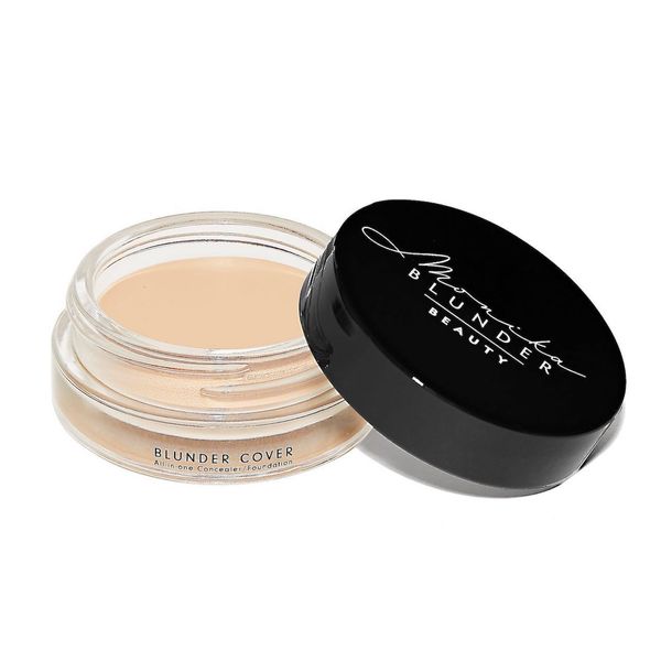 Blunder Cover Foundation/Concealer - Shade: 2 - Zwei - Fair, Soft Cool Pink Undertones - Clean Beauty, All-in-One, Cruelty-Free, Vegan - Monika Blunder Beauty (2 - Zwei) - 0.62 oz