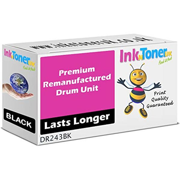 Inkntoner UK Premium Compatible DR-243BK Black Drum Unit (DR243CL)