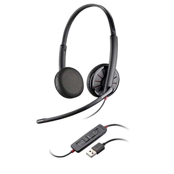 Plantronics C325.1-M BlackWire Binaural/Stereo Headset