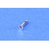 1000 Jacon Flat Phillips Screw Fastener 3/8 Stainless Steel 2-56 w/ Patch