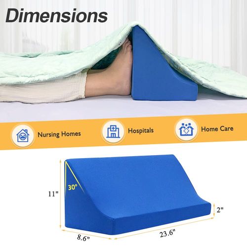 Mistuki Blanket Lifter for Feet Bed Sheet Raiser Foot Block Pillow Cradle Tent Sleep Support Supplies Holder Foam Wedge for Toes Pain Leg Knee Ankle Post Surgery Recovery Hospital Assistance Device