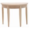 Dollhouse Miniature Half Round Side Table (Unfinished)
