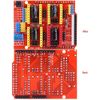 CNC Shield Expansion Plate + 4pcs A4988 Heat Sinks Stepper Motor Controller for 3D Printer Engraver