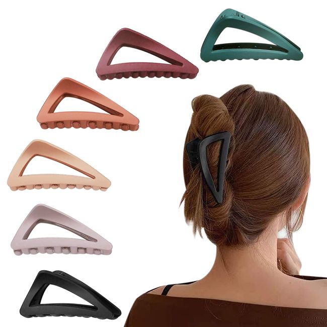 Hair Claw Clips for Women Large Claw Clip for Curly Hair Nonslip Matte Hair  Clip