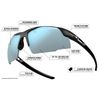 Tifosi Centus Single Lens Sunglasses, Matte Black, One Size