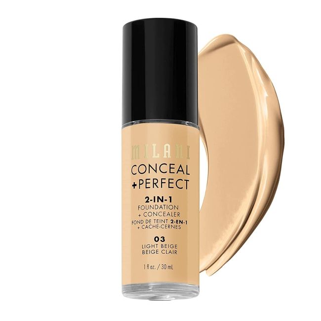 Milani - Conceal + Perfect 2-in-1, Foundation + Concealer Light Beige