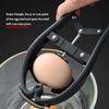 Stainless Steel Egg Opener, Egg Separator Easy Eggshell Cutter Egg Cracker for Raw Egg White Separator Tool Handheld Egg Opener Egg Shelling Tool