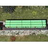 1:87 Ho Scale 40ft Green Pipe Load/decor (6in Long) - Tall Stack