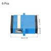 sourcing map Fiber Optical Coupler SC-SC/UPC, Single Mode Duplex Adapter, SC-SC/UPC, for Network Internet Connector, 6pcs