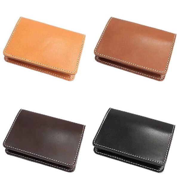 Tochigi Leather, Summer Oil, Business Card Case, Holds 35 to 40 Pieces, Handmade, Women's, Men, Business Card Holder, IC Cards, Commuting Work, School Commutes, Card Case, Organic Leather, Fashionable, Gift, Father's Day, Mother's Day