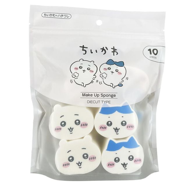 Shobido 682755 Chiikawa Die-Cut Puff Chiikawa & Hachiware Cosmetics Foundation Sponge