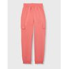 Sanetta Girls' Sweatpants Casual Trousers, Dusty Berry