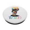 Coloring Our World : books and reading PopSockets Standard PopGrip