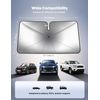 Lamicall Car Windshield Sunshade Umbrella - Foldable Car Windshield Su