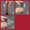Vacu Vin 6 piece stopper for wine, Grey)