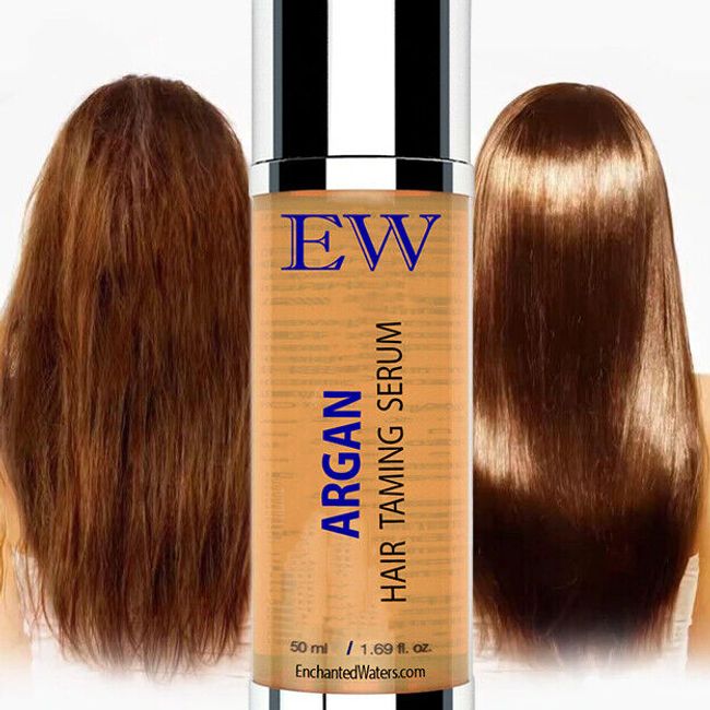 Argan Hair Oil Serum with Aloe Vera and Essential Oils for Styling-Frizz Control