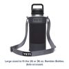 YETI Small Bottle Sling for Rambler 18 oz. Bottle, Charcoal