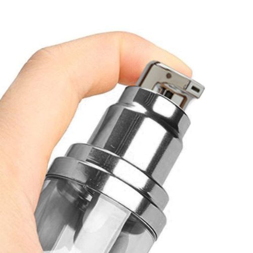 Sterile Airless Pump Bottle 1oz - Vacuum Cosmetic Travel Container– Refillable Small Pump Bottle for Makeup Foundations, Serums & Creams - Lightweight Shock & Leak proof Travel Pump Bottle - BPA Free