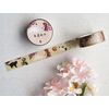 Cute Cat Masking Tape, Flower Card Pattern, Spring, Summer, Autumn, Winter Set