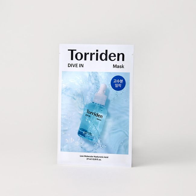 Toriden Dive-in Low Molecular Hyaluronic Acid Mask 27ml (1 sheet)