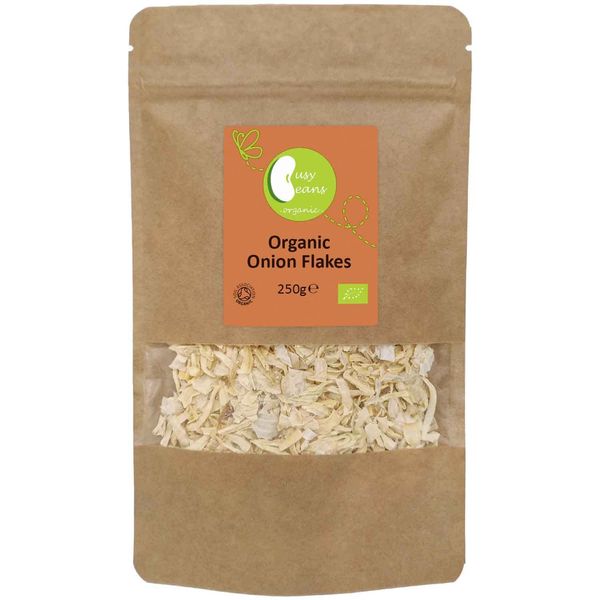 Organic Onion Flakes - Certified Organic - by Busy Beans Organic (250g)