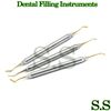 FILLING PLASTIC COMPOSITE DENTAL INSTRUMENT HAND TOOLS GOLD DN-2204