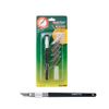 Trumpeter MaterTools Range ~ 09908 Hobby Design Knife ~ This contains a penholder in black ABS plstic, a turned aluminium screw, a transparence part cap, with further five style sharp-edged metal blades in different angles.